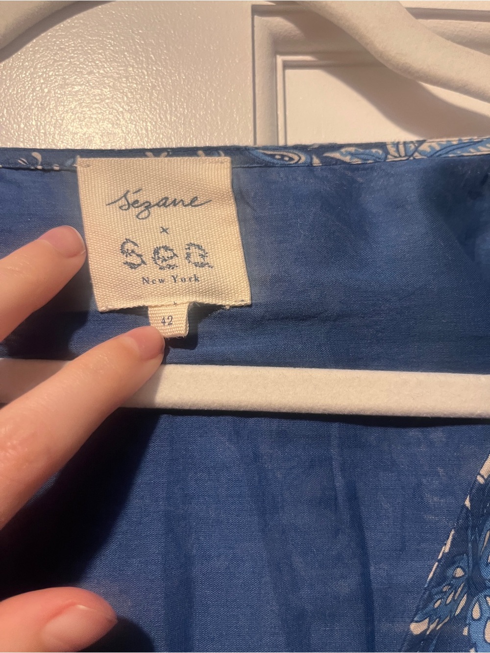 Sezane Sea New York Blandine Dress size 10 - Picture 5 of 6
